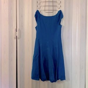 Stretchy Blue Swing Dance Dress